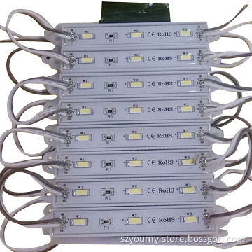 5630 LED Pixel Module Lights for Advertising Board Display, Warm White DC 12V